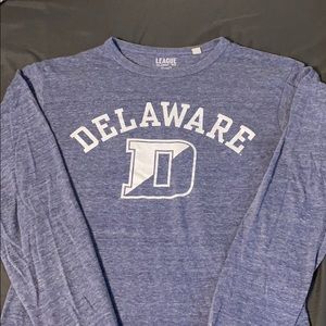 Heathered Blue Delaware Long-sleeves t-shirt